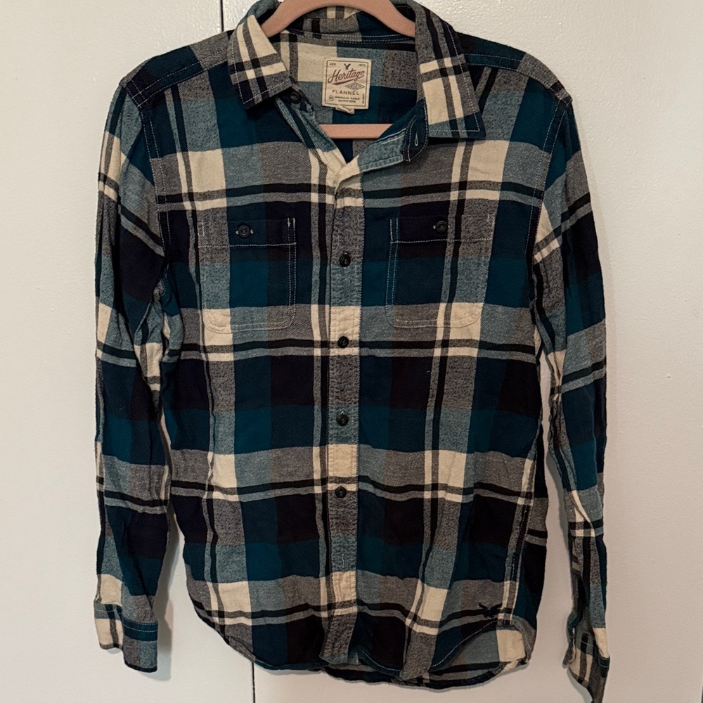 Vintage American Eagle Outfitters Heritage Men's Plaid Flannel